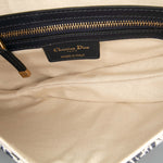 Dior Canvas Reverse Toile De Jouy Saddle