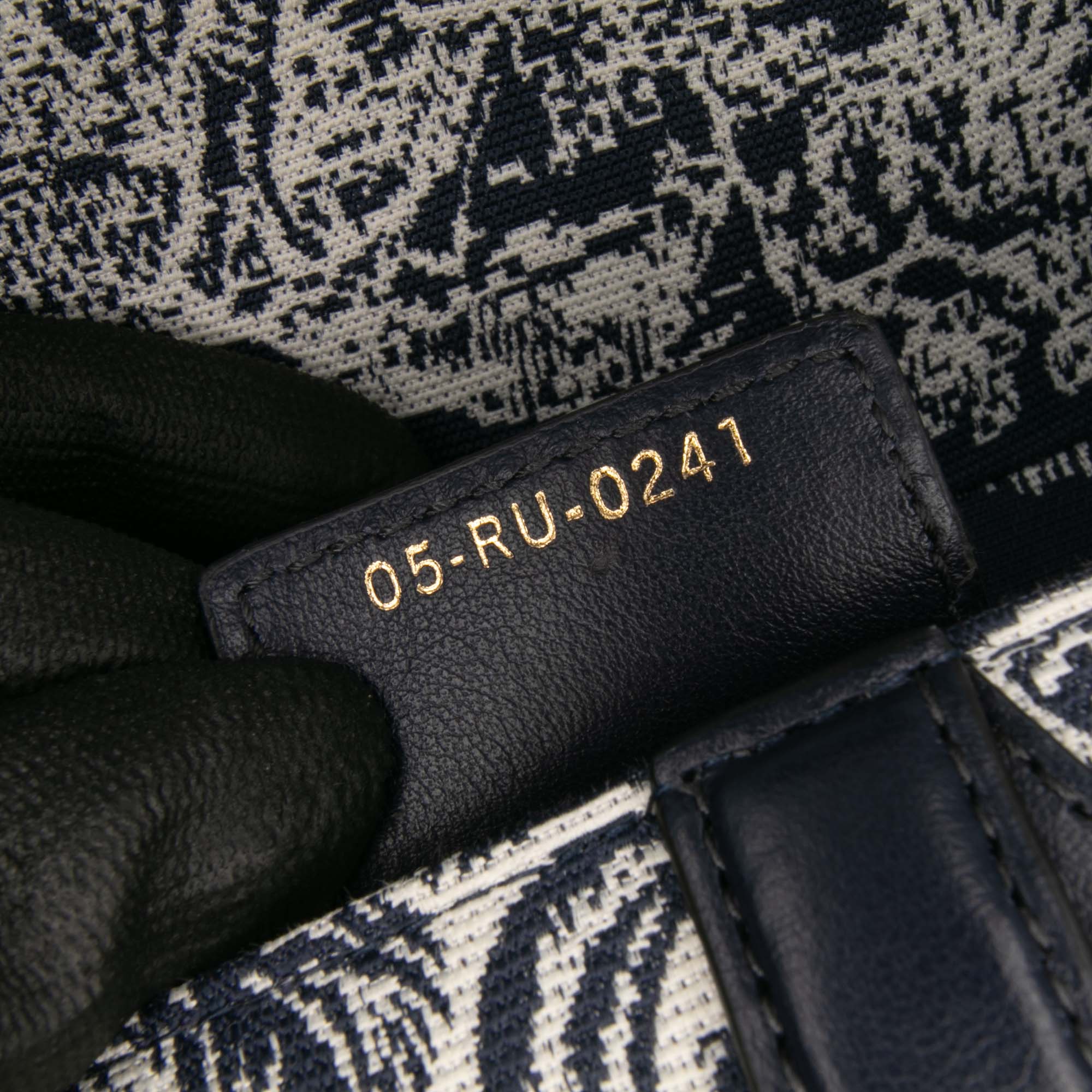 Dior Canvas Reverse Toile De Jouy Saddle