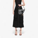 Dior Canvas Reverse Toile De Jouy Saddle