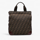 Fendi Zucca Canvas Shopping Tote
