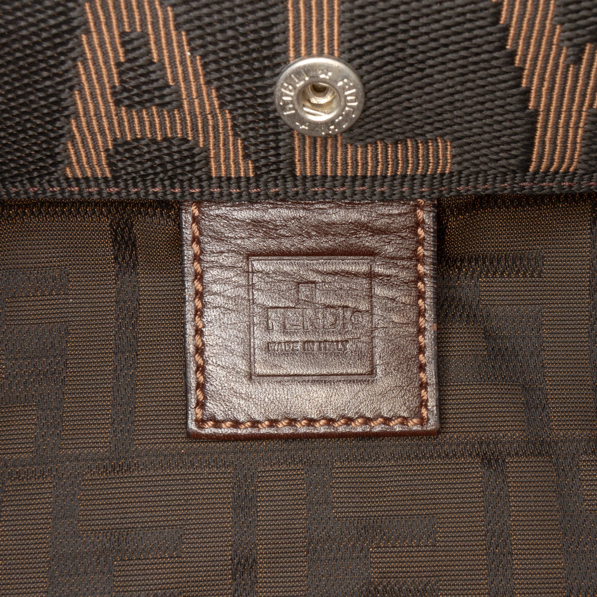 Fendi Zucca Canvas Shopping Tote