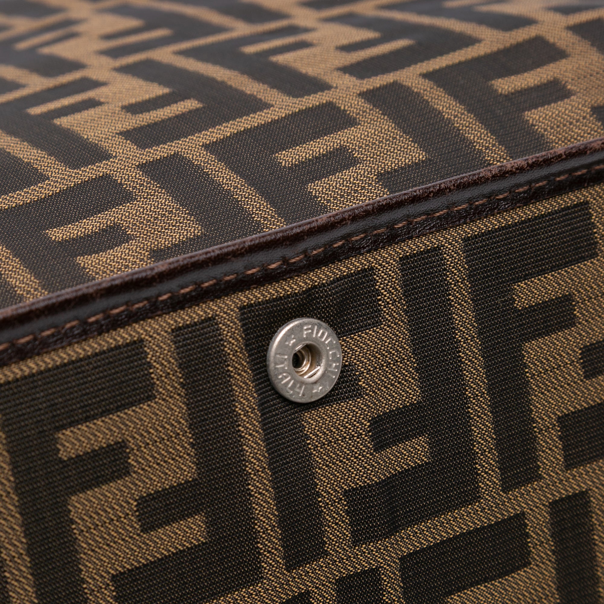 Fendi Zucca Canvas Shopping Tote