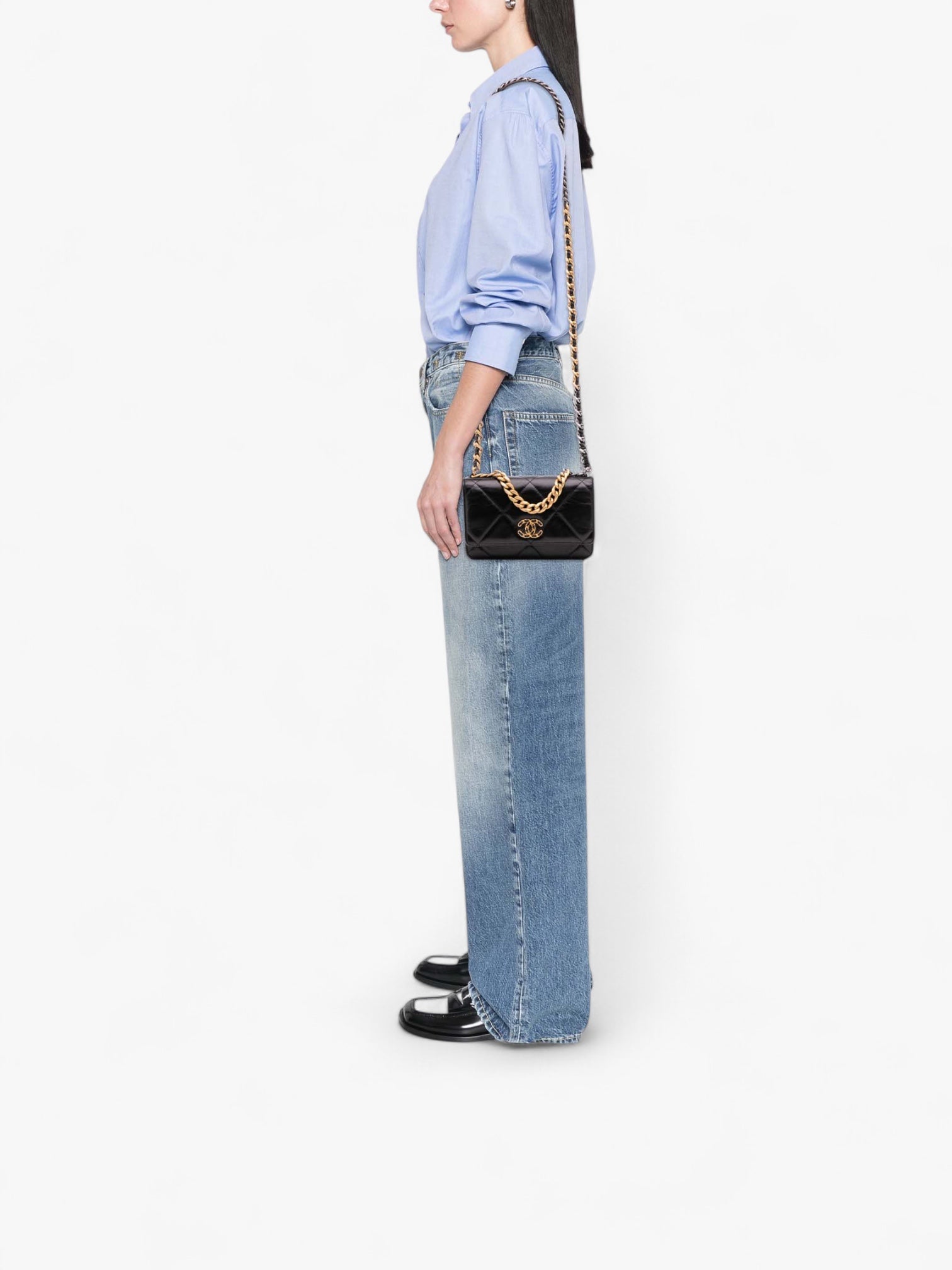 Chanel Quilted Lambskin 19 Wallet on Chain