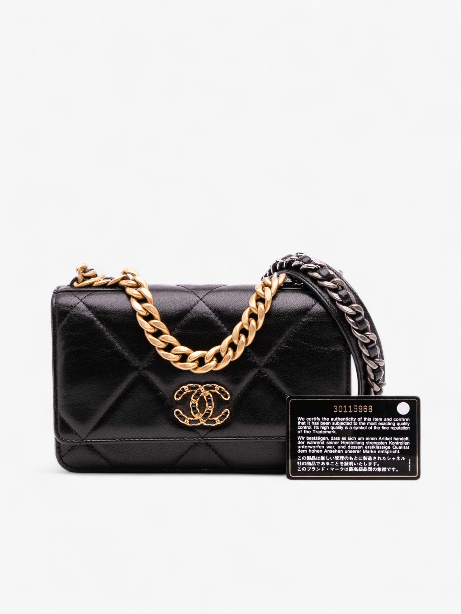 Chanel Quilted Lambskin 19 Wallet on Chain