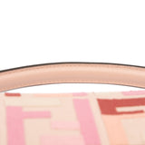 Fendi Zucca Embroidered Canvas Baguette