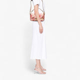 Fendi Zucca Embroidered Canvas Baguette
