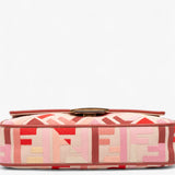 Fendi Zucca Embroidered Canvas Baguette