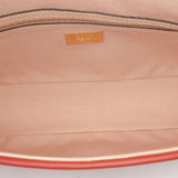 Fendi Zucca Embroidered Canvas Baguette