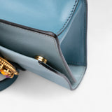 Miu Miu Goatskin Madras Soft Calf Crystal Embellished