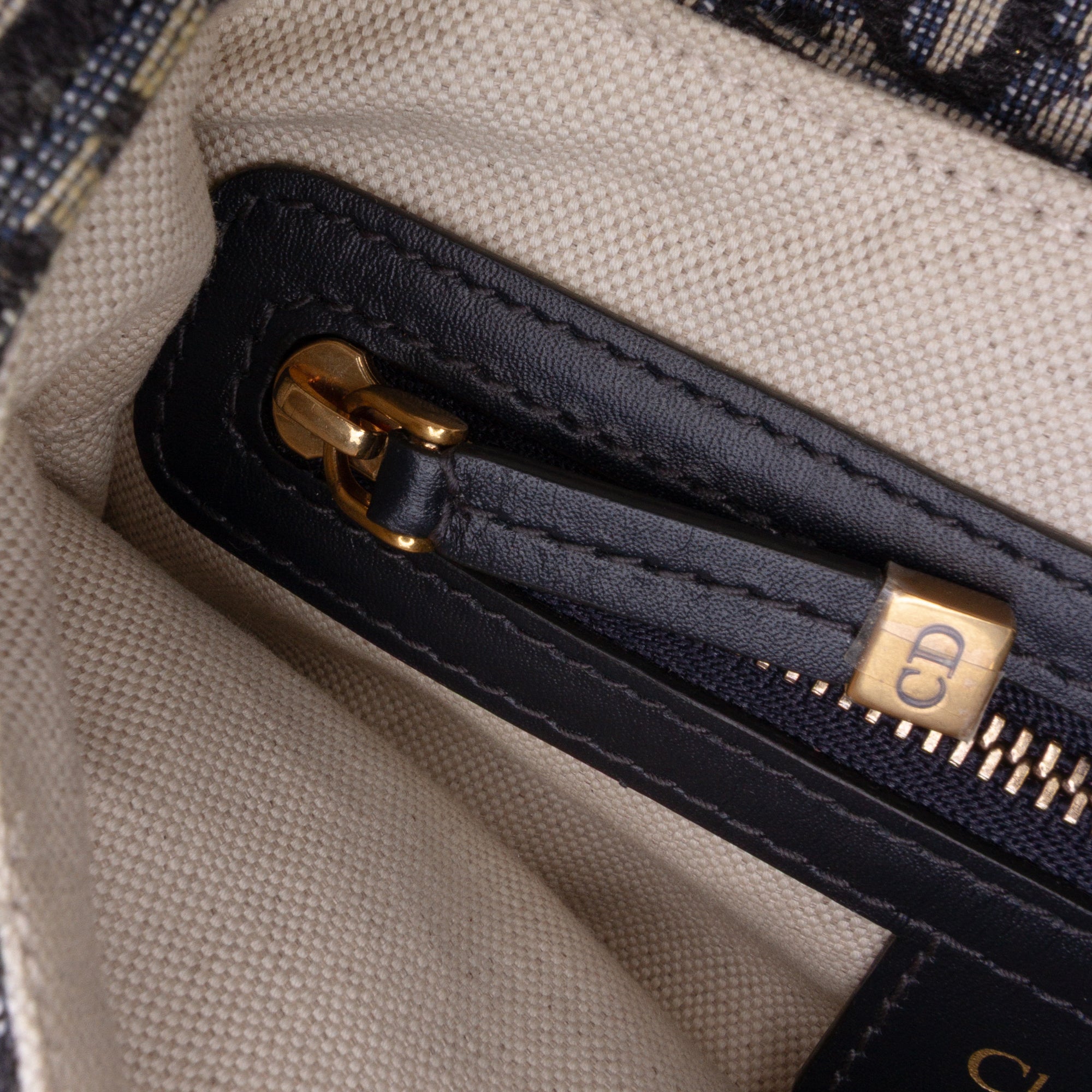 Dior Oblique Canvas Saddle Bag