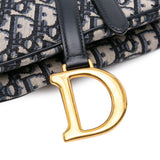 Dior Oblique Canvas Saddle Bag