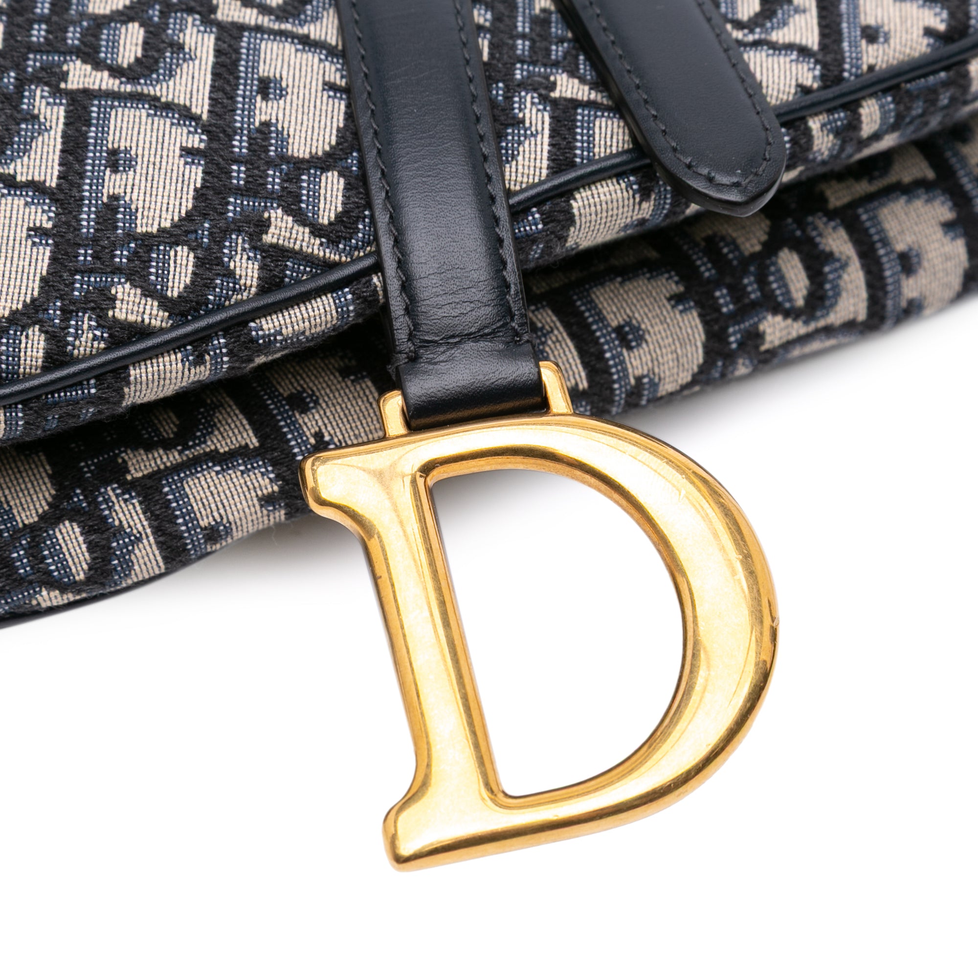 Dior Oblique Canvas Saddle Bag