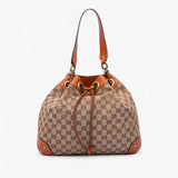 Gucci GG Canvas Nailhead Drawstring Hobo