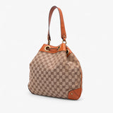 Gucci GG Canvas Nailhead Drawstring Hobo