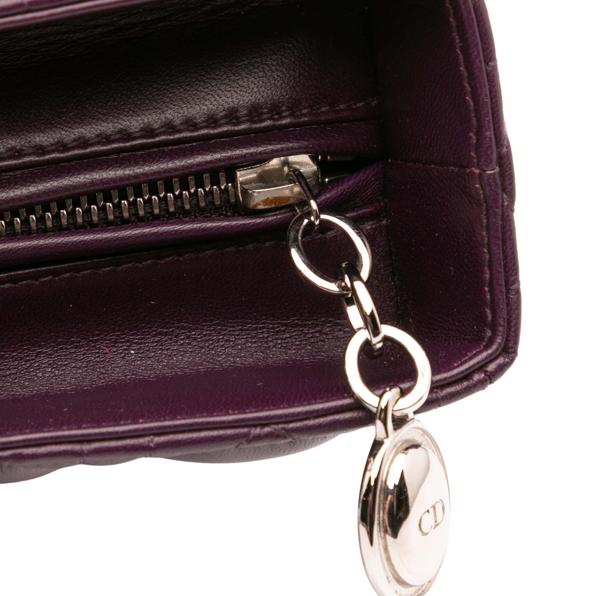 Dior Large Lambskin Cannage Lady Dior
