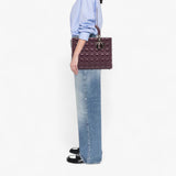 Dior Large Lambskin Cannage Lady Dior