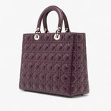 Dior Large Lambskin Cannage Lady Dior