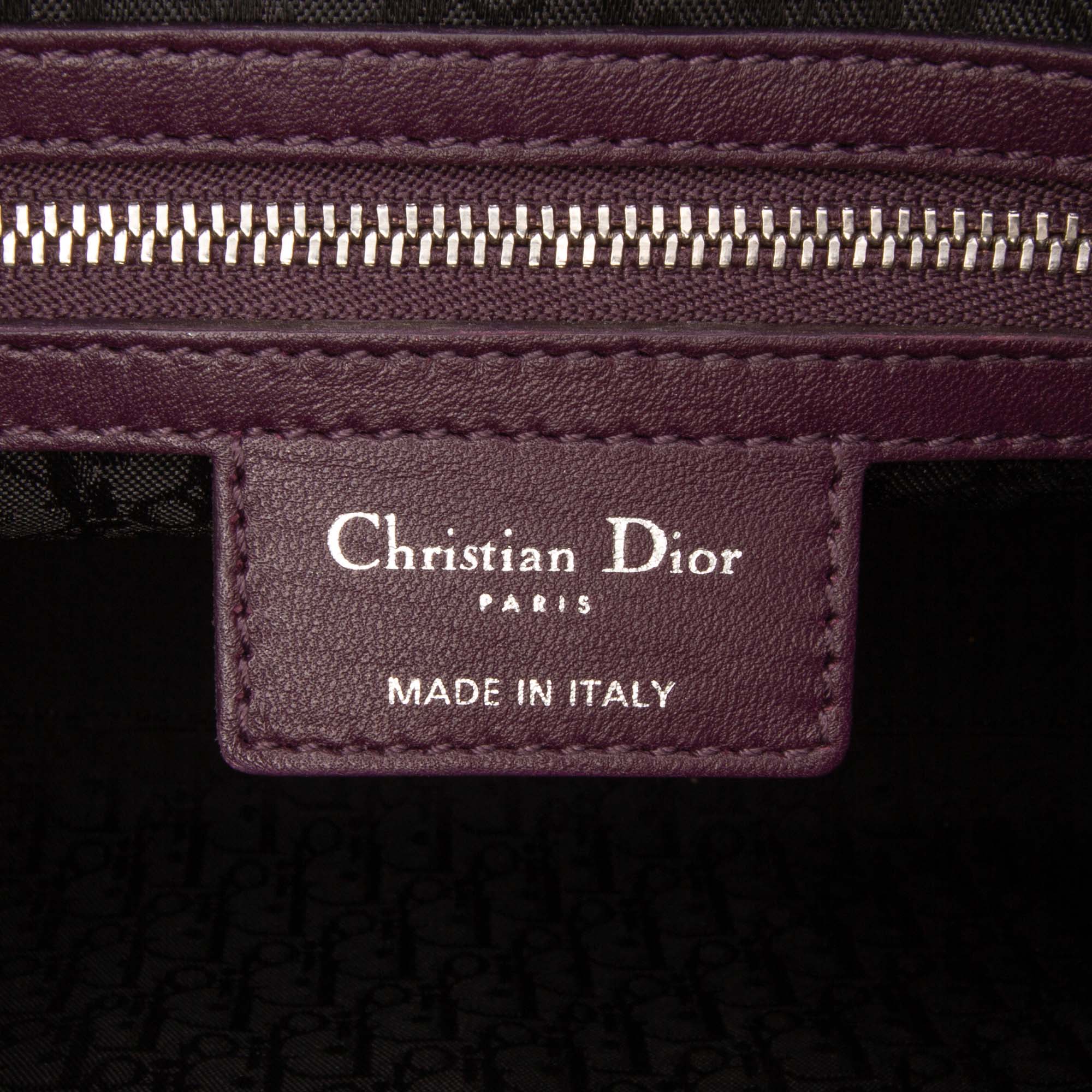 Dior Large Lambskin Cannage Lady Dior