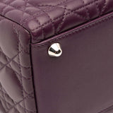 Dior Large Lambskin Cannage Lady Dior