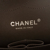 Chanel Gray Jumbo Classic Lambskin Double Flap