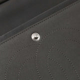 Chanel Gray Jumbo Classic Lambskin Double Flap
