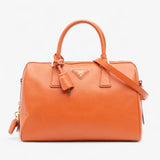 Prada Saffiano Lux Bauletto Satchel