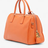 Prada Saffiano Lux Bauletto Satchel