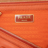 Prada Saffiano Lux Bauletto Satchel