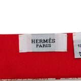 Hermès Le Tour Du Monde Twilly Silk Scarf