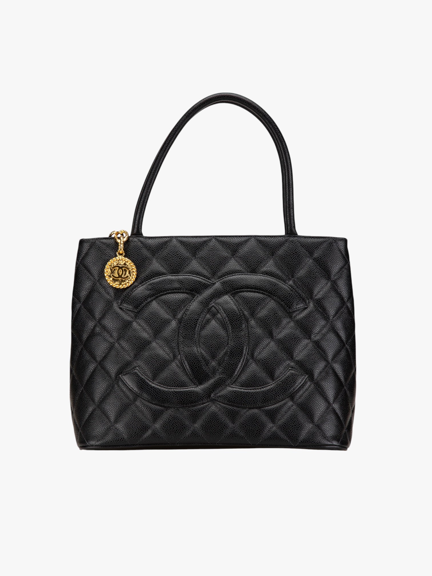 Chanel Caviar Medallion Tote