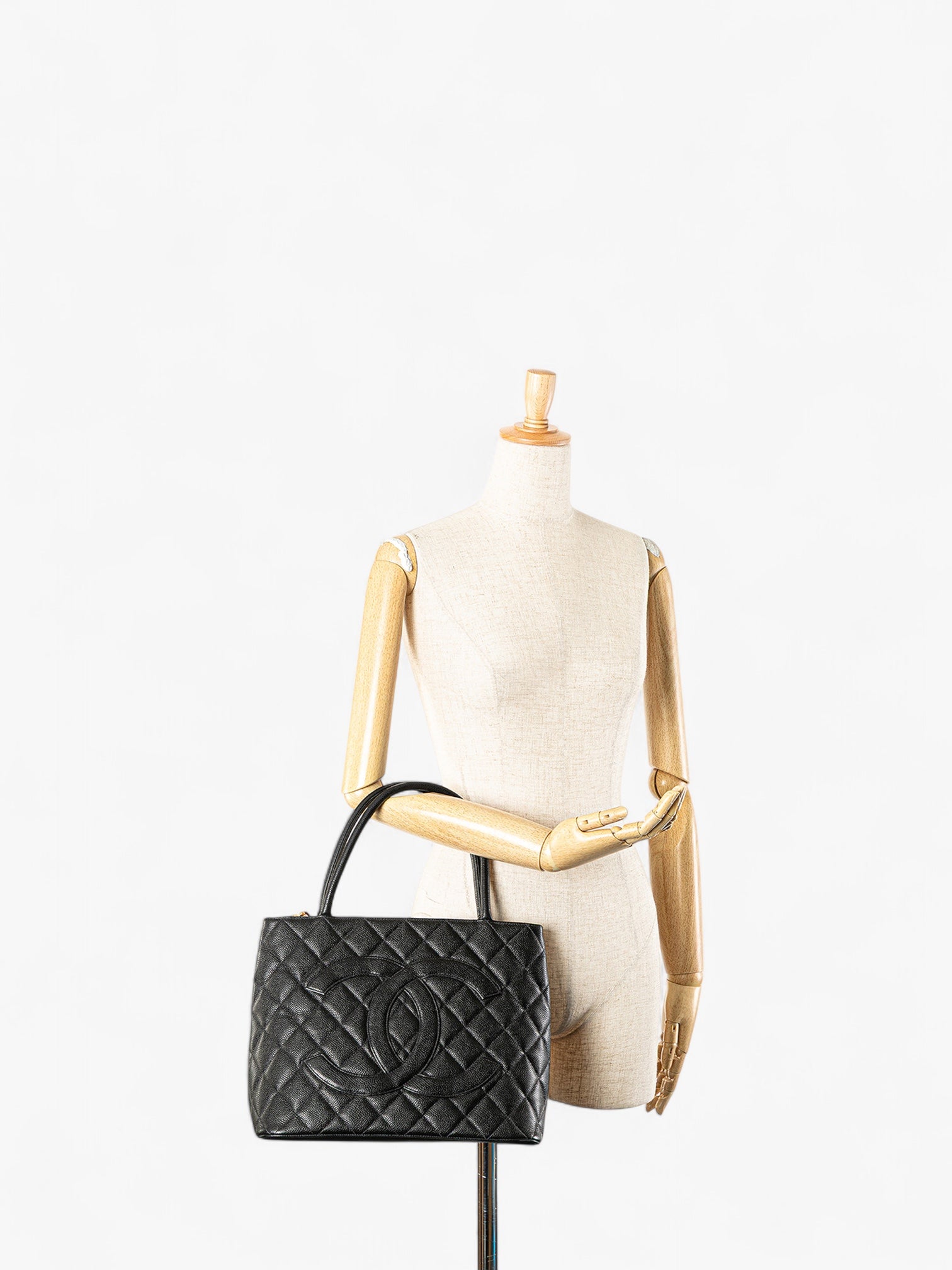 Chanel Caviar Medallion Tote