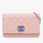Chanel CC Quilted Caviar Wallet on Chain