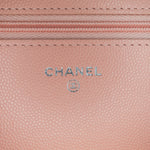 Chanel CC Quilted Caviar Wallet on Chain