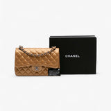Chanel Jumbo Classic Metallic Patent Double Flap
