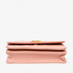 Chanel Quilted Caviar Square Boy Wallet on Chain