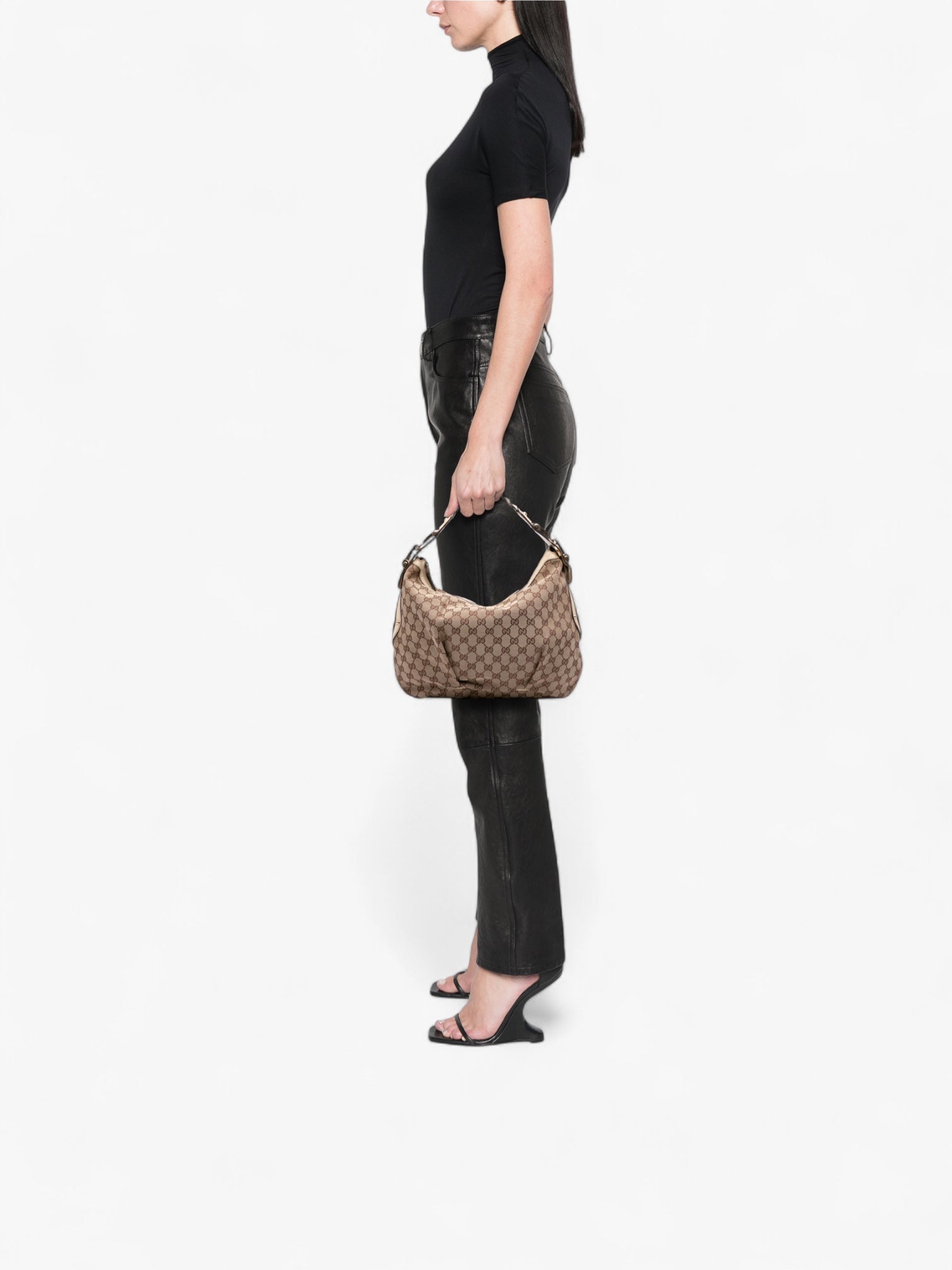 Gucci Medium GG Canvas Pelham Hobo