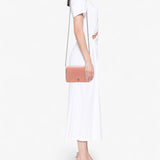 Chanel CC Quilted Bicolor Lambskin Wallet On Chain