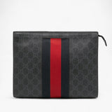 Gucci GG Supreme Web Clutch