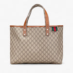 Gucci Medium GG Supreme Web Loop Tote