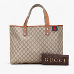 Gucci Medium GG Supreme Web Loop Tote