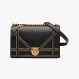 Dior Medium Studded Lambskin Diorama Flap