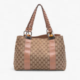 Gucci Medium GG Canvas Bamboo Libecci