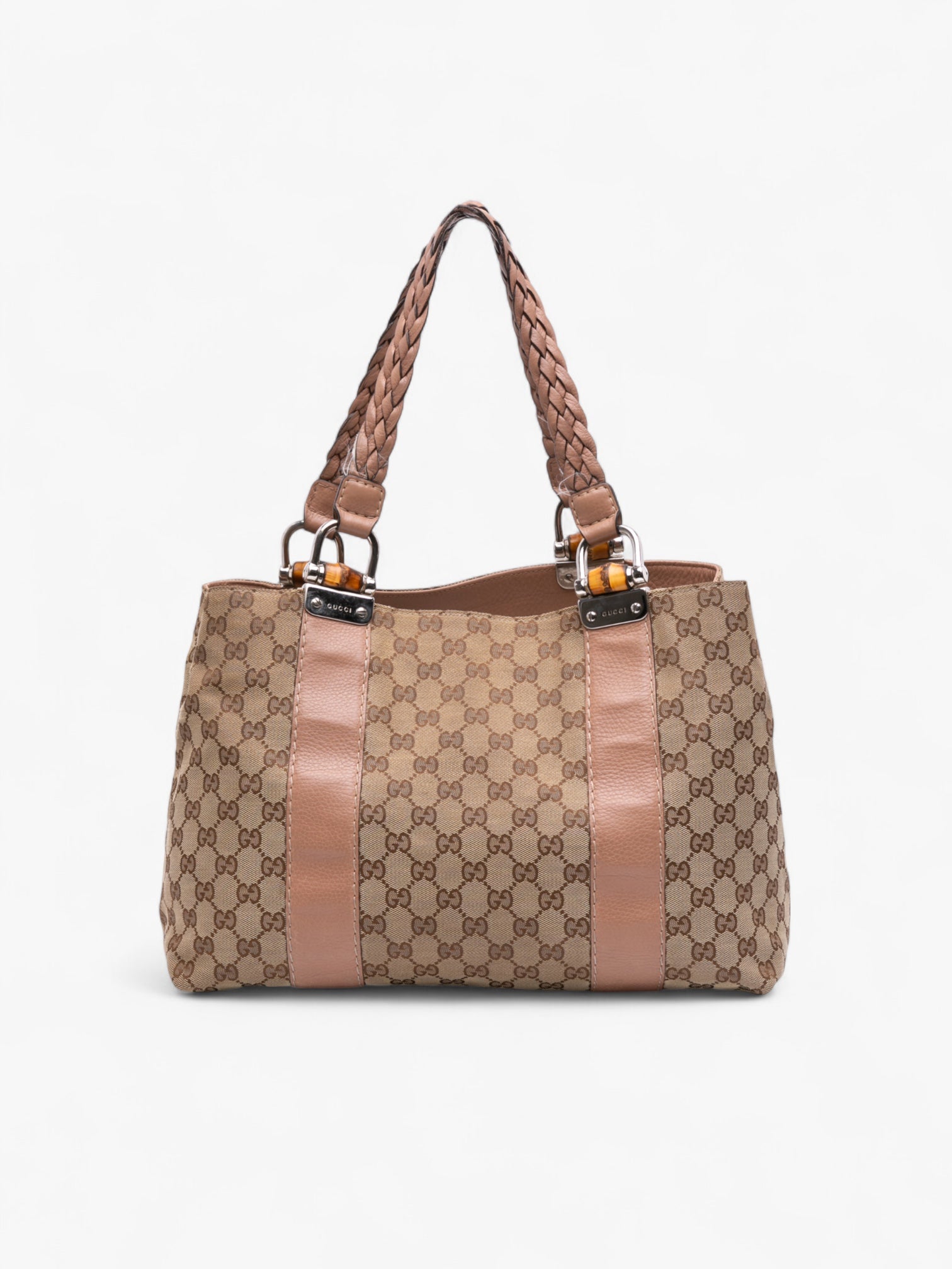 Gucci Medium GG Canvas Bamboo Libecci