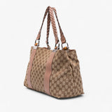 Gucci Medium GG Canvas Bamboo Libecci