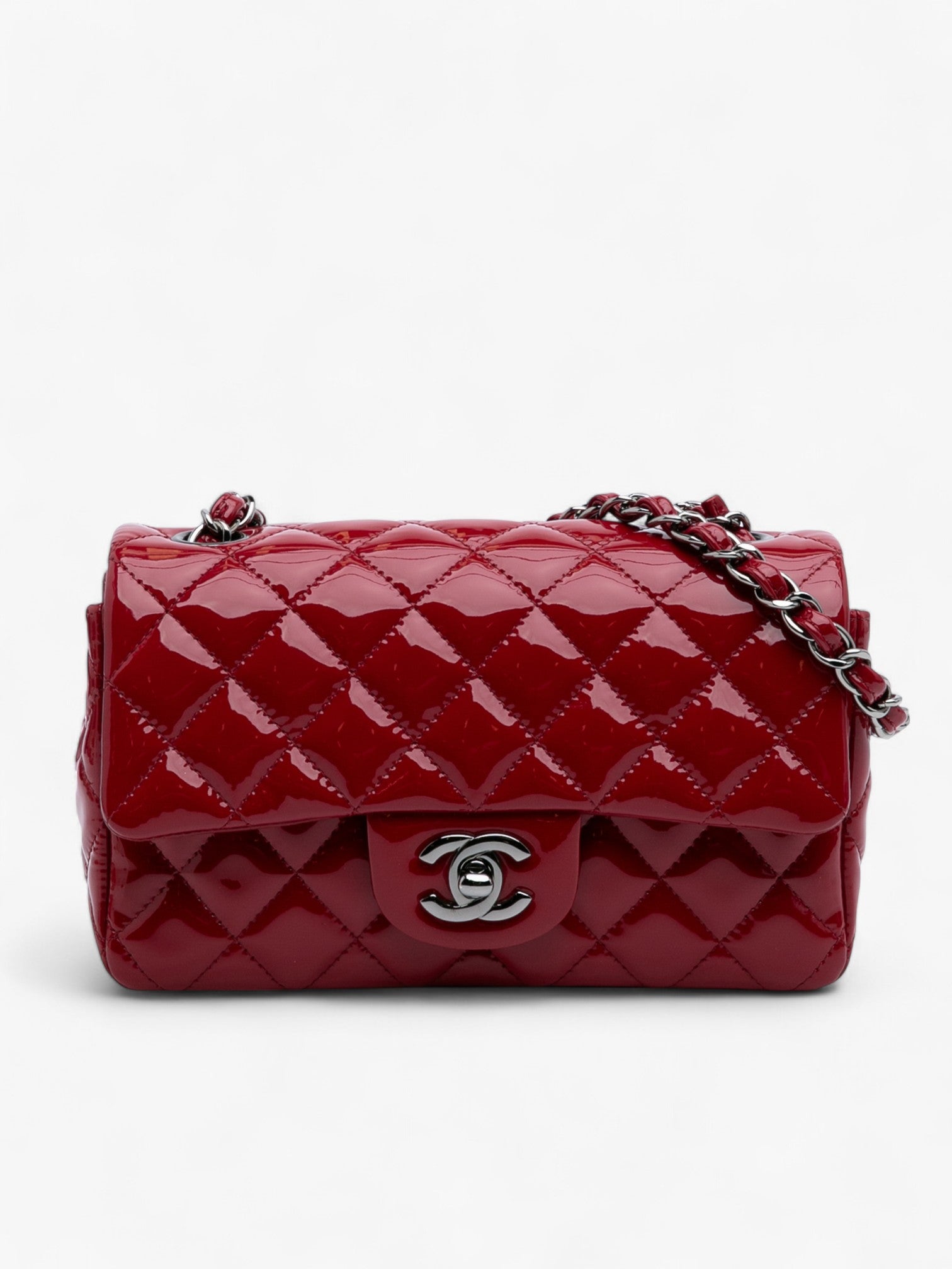 Chanel Mini Rectangular Classic Patent Single Flap Bag - ReLuxe Room 