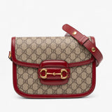 Gucci Small GG Supreme Horsebit 1955 Crossbody