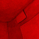 Celine red Nano Leather Luggage Tote