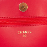 Chanel Quilted Caviar Boy Wallet on Chain