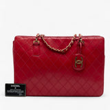 Chanel Chanel CC Quilted Lambskin Chain Tote