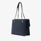 Chanel Quilted Sheepskin Beauty Lock Shopping Tote